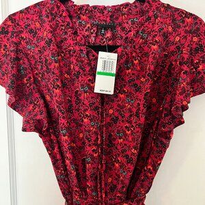 Bobeau Floral Dress (new) (Size L)